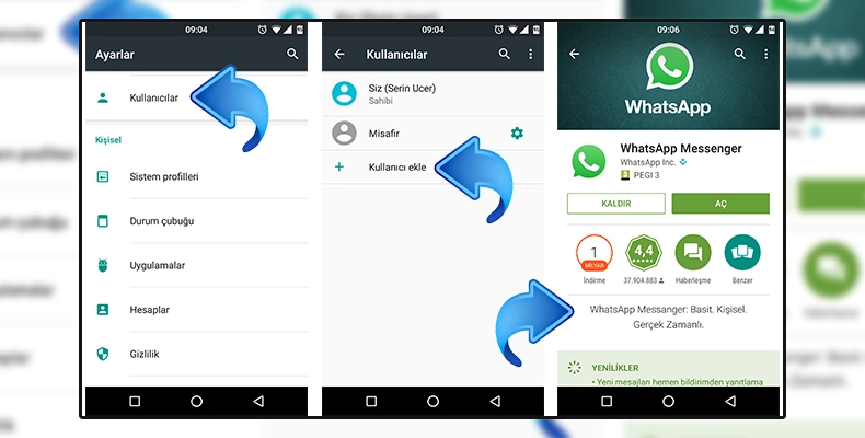 Aynı Telefonda İki WhatsApp Hesabı