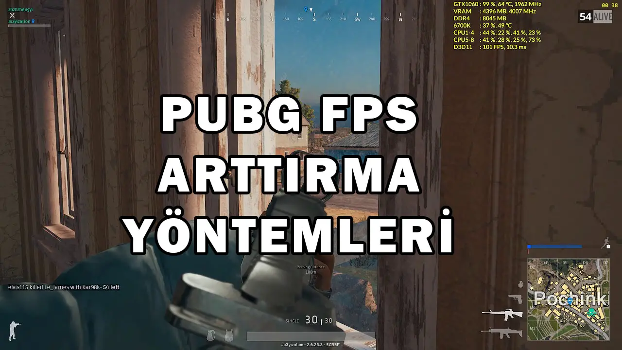 PUBG FPS Nasıl Arttırılır